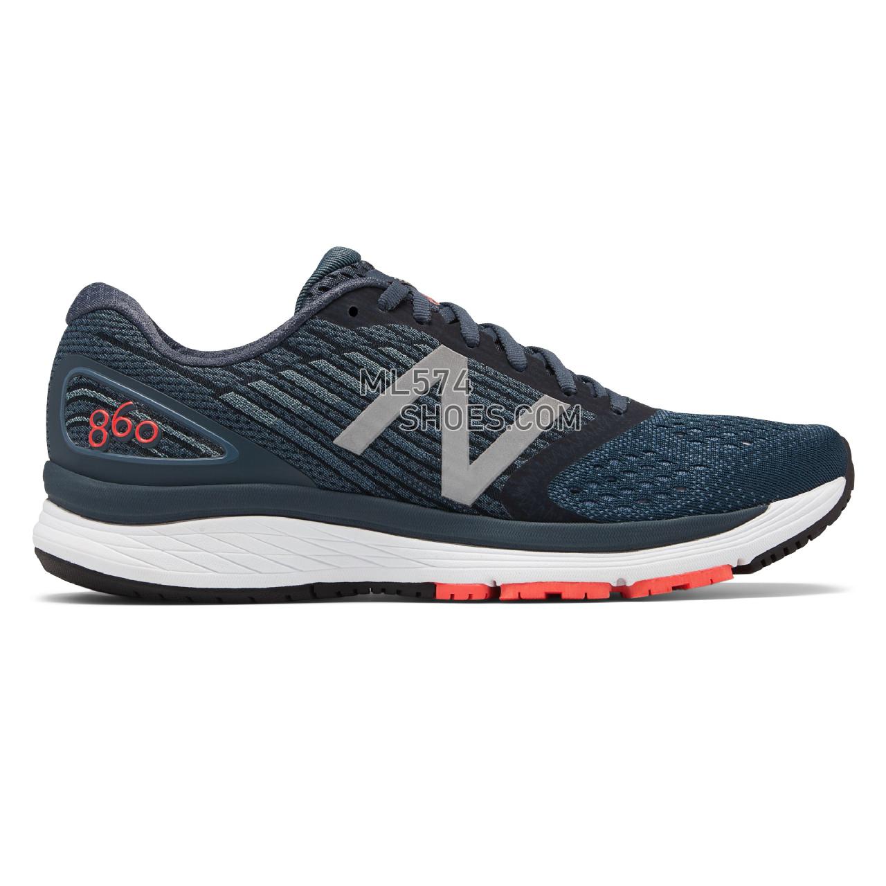 New Balance 860v9 - Men's 860 - Running Petrol with Flame - M860PF9