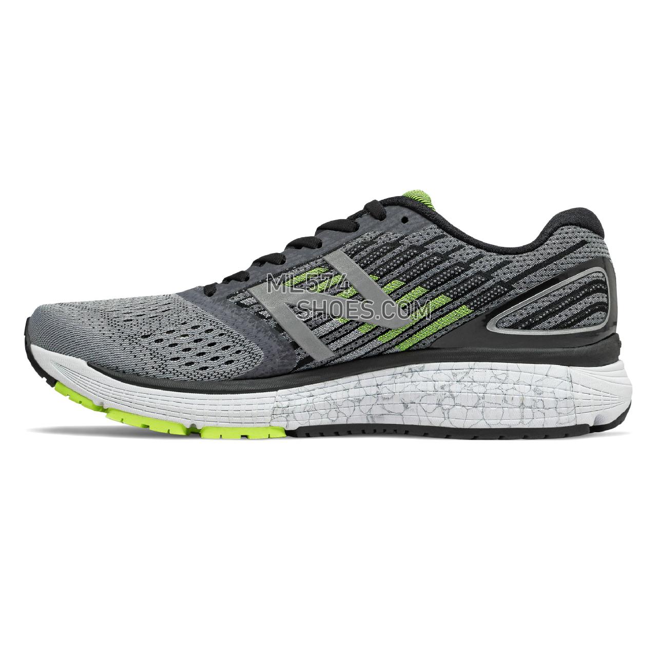 New Balance 860v9 - Men's 860 - Running Steel with Hi-Lite and Black - M860GY9