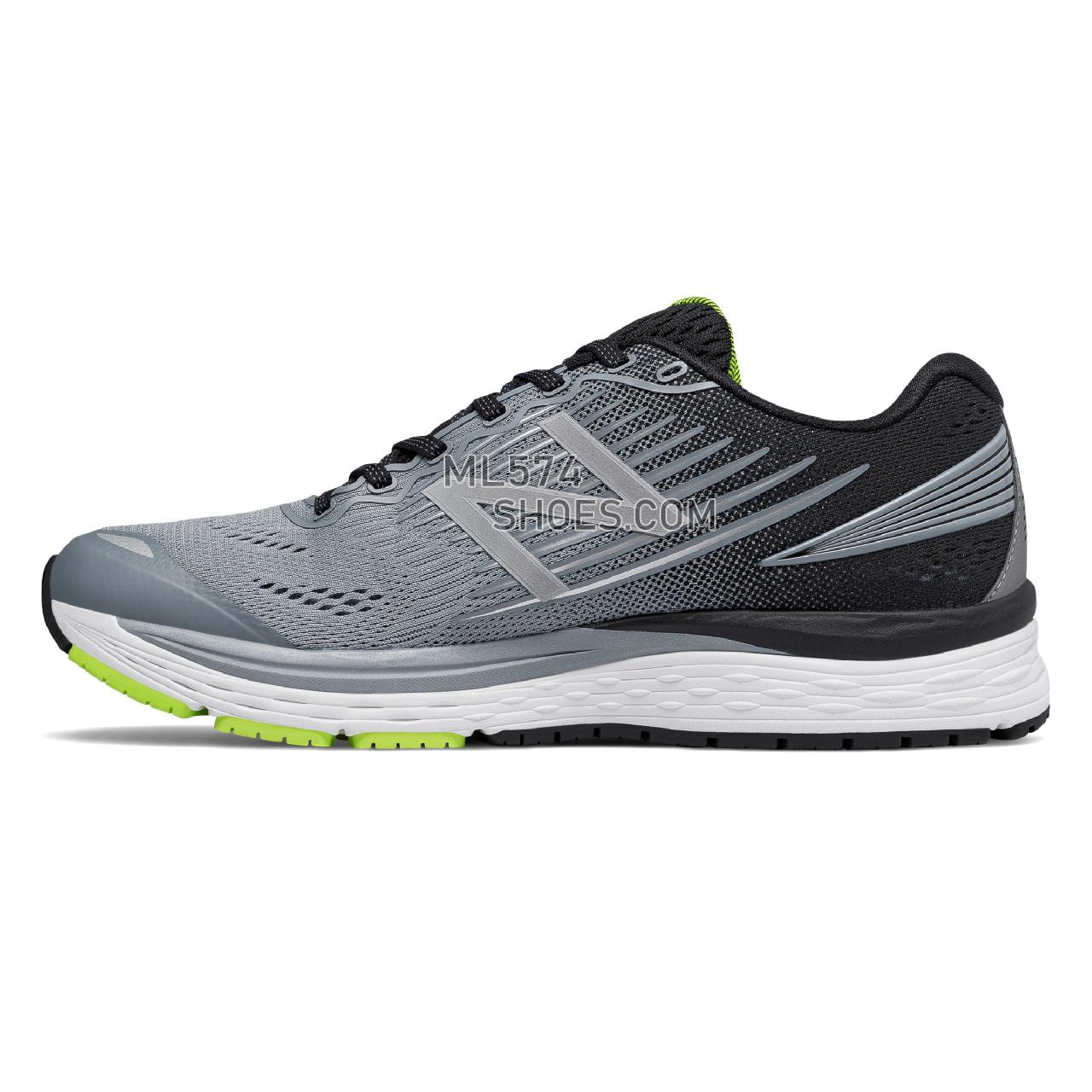 New Balance 880v8 - Men's 880 - Running Grey with Black - M880GY8