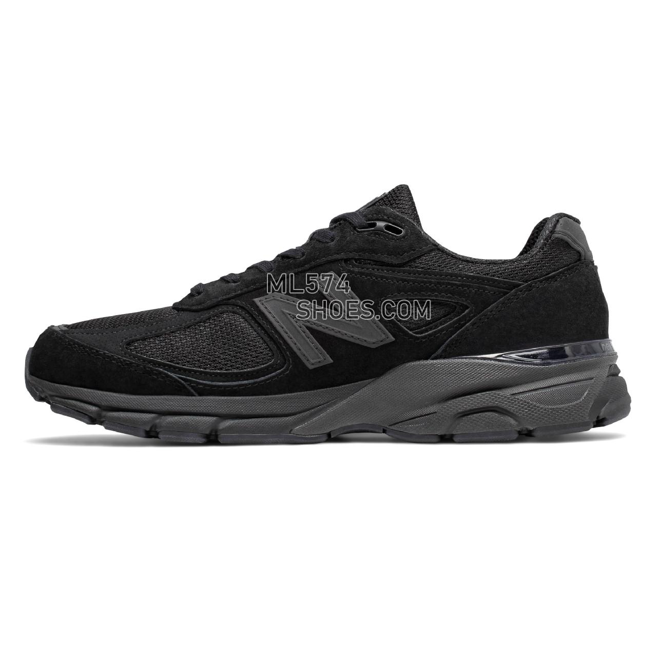 New Balance Mens 990v4 Made in US - Men's 990 - Running Black - M990BB4