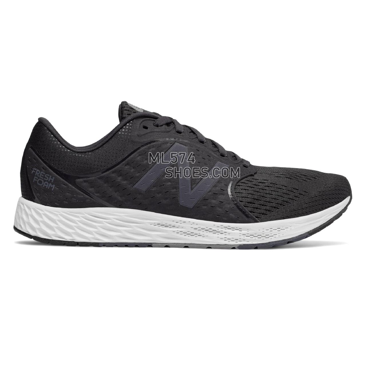 New Balance Fresh Foam Zante v4 - Men's 4 - Running Black with Phantom - MZANTBK4