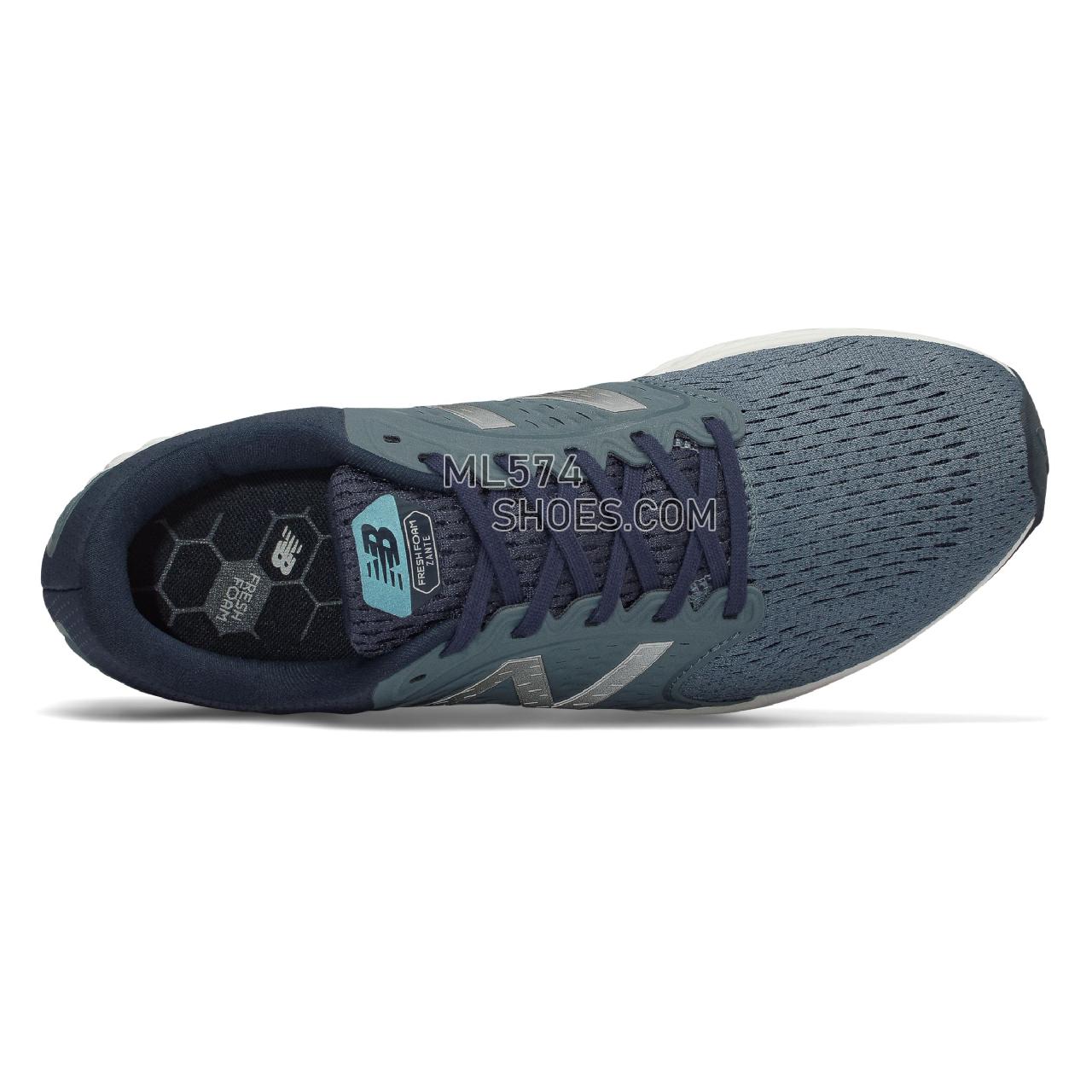 New Balance Fresh Foam Zante v4 - Men's 4 - Running Petrol with Galaxy - MZANTPC4