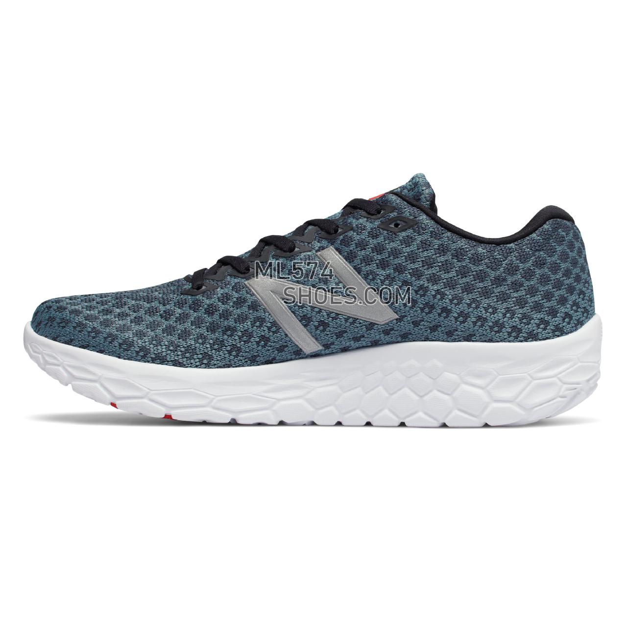 New Balance Fresh Foam Beacon - Men's  - Running Petrol with Flame - MBECNPF