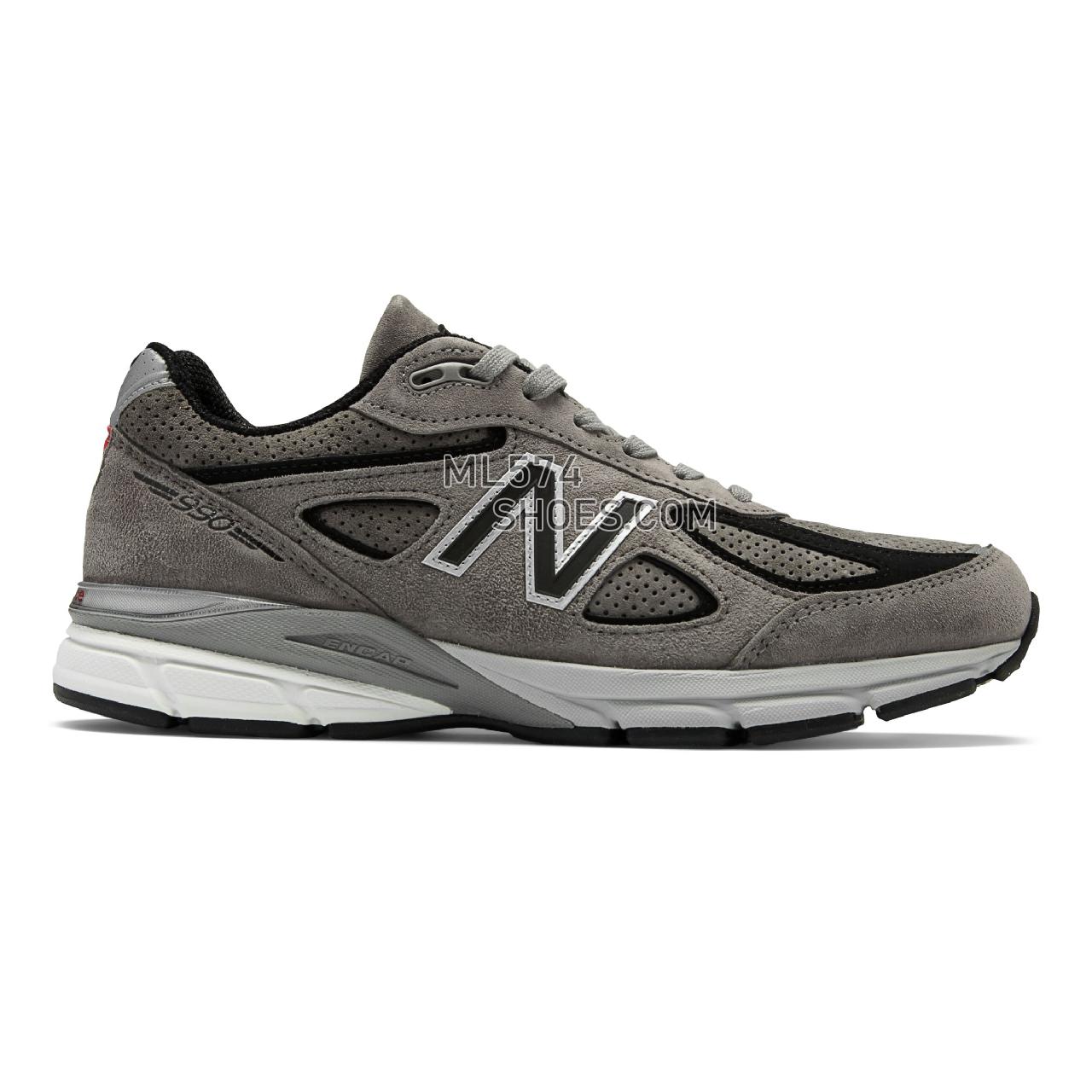 New Balance Mens 990v4 Made in US - Men's 990 - Running Marblehead with Black - M990SG4
