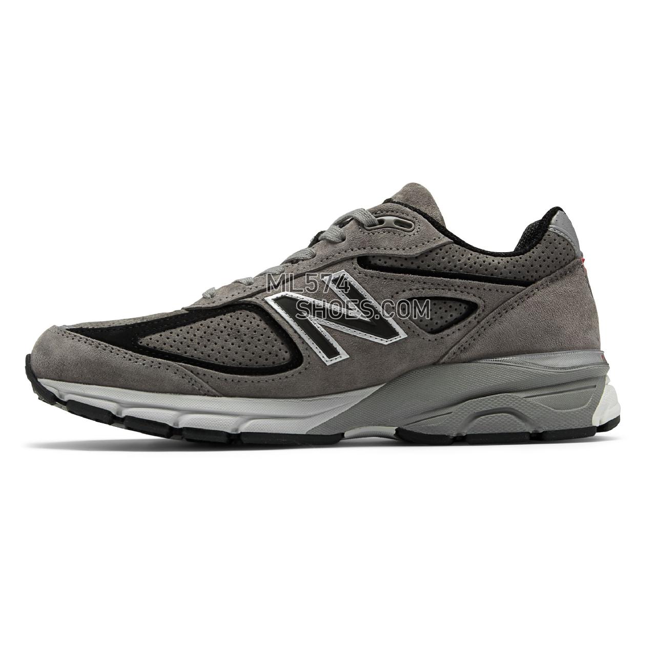 New Balance Mens 990v4 Made in US - Men's 990 - Running Marblehead with Black - M990SG4