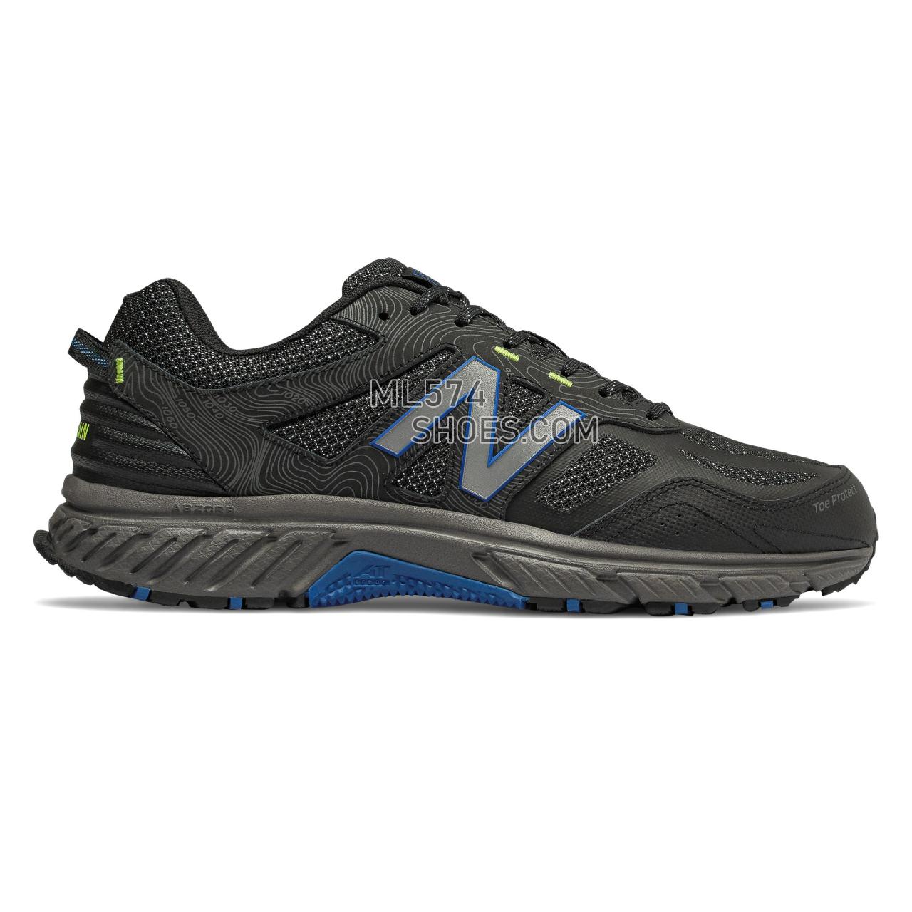 New Balance 510v4 Trail - Men's 510 - Running Magnet with Black and Lake Blue - MT510CR4