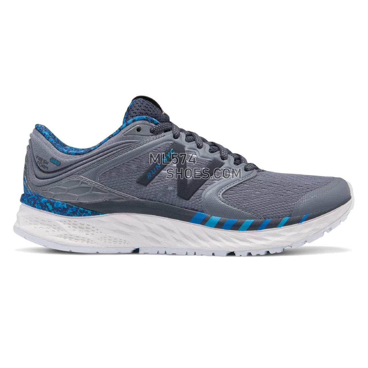 New Balance Fresh Foam 1080v8 NYC Marathon - Men's 1080 - Running Cyclone with Outerspace and Polaris - M1080NM8