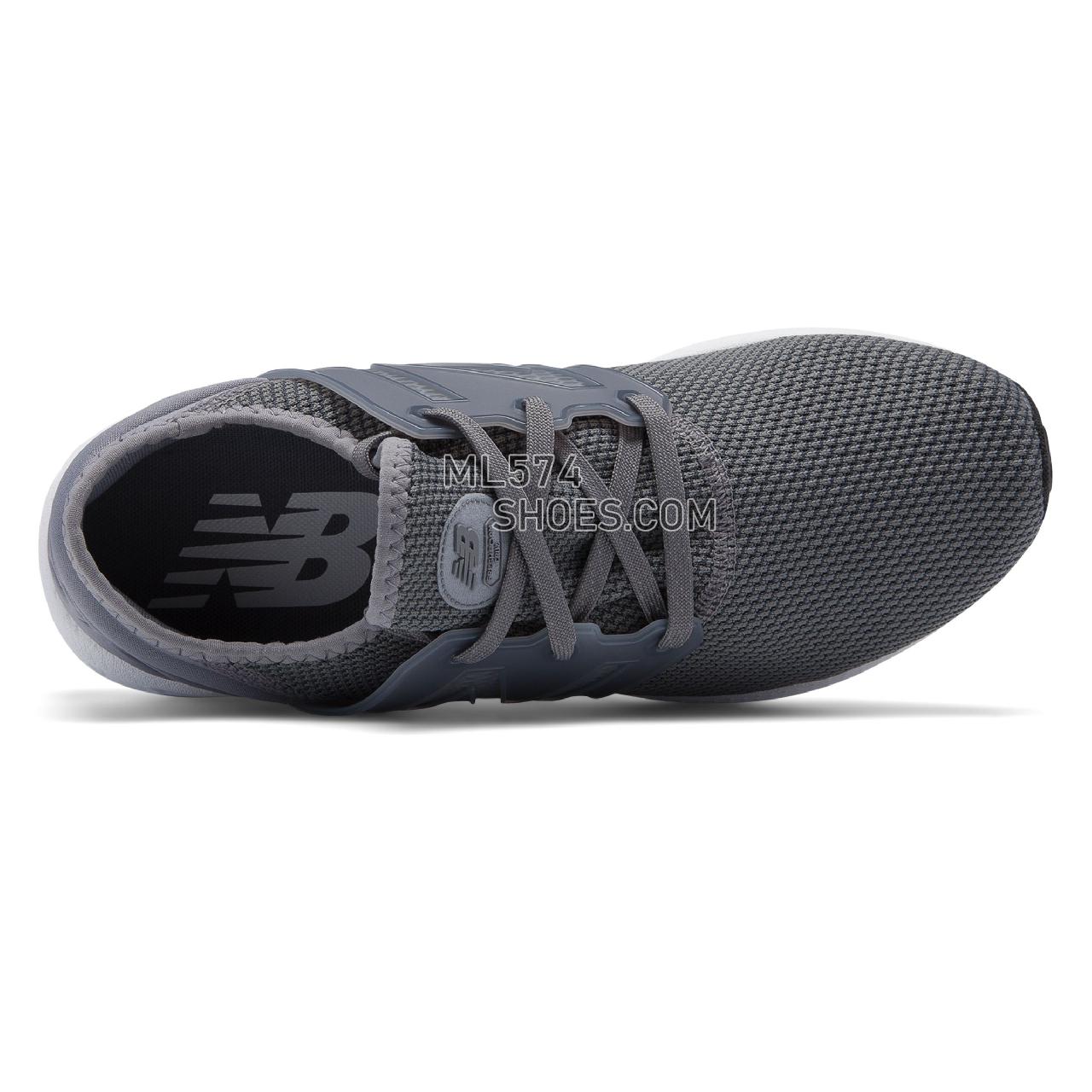 New Balance Mens Fresh Foam Cruz v2 Sport - Men's 2 - Running Grey with White - MCRUZRG2