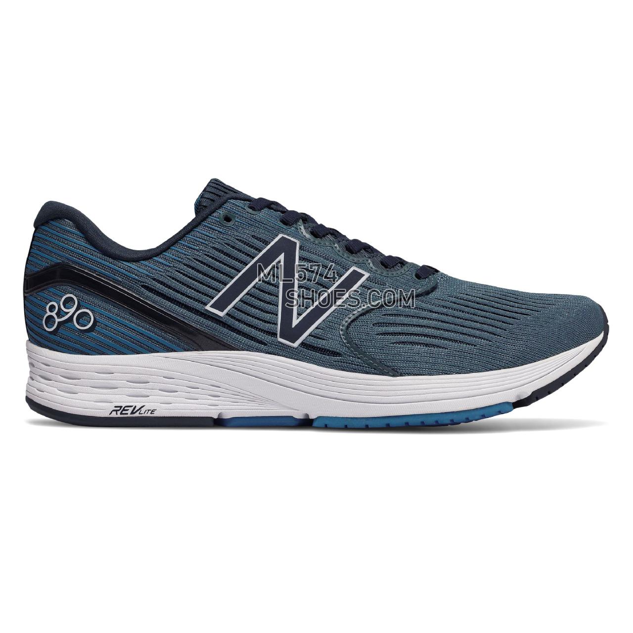 New Balance 890v6 - Men's 890 - Running Light Petrol with Galaxy - M890PG6