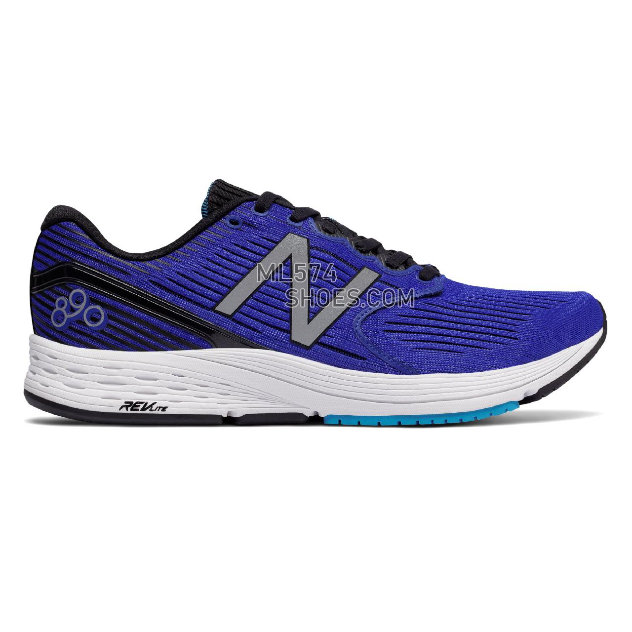 New Balance 890v6 - Men's 890 - Running Pacific with Maldives Blue and Black - M890BB6