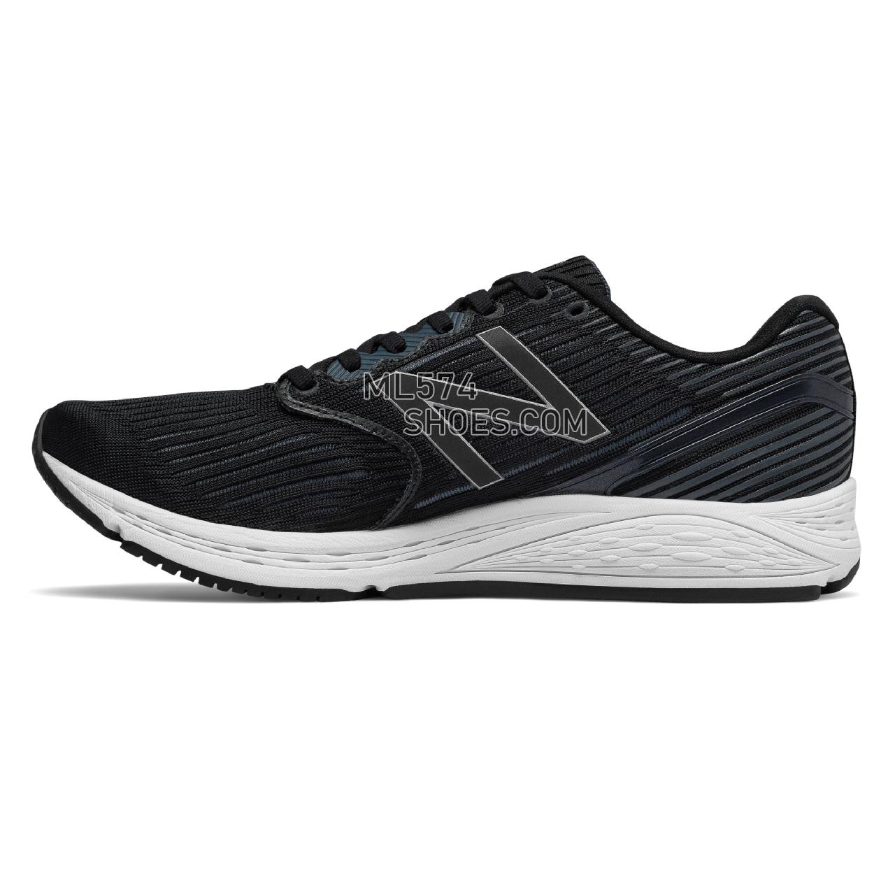 New Balance 890v6 - Men's 890 - Running Black with Thunder - M890BK6