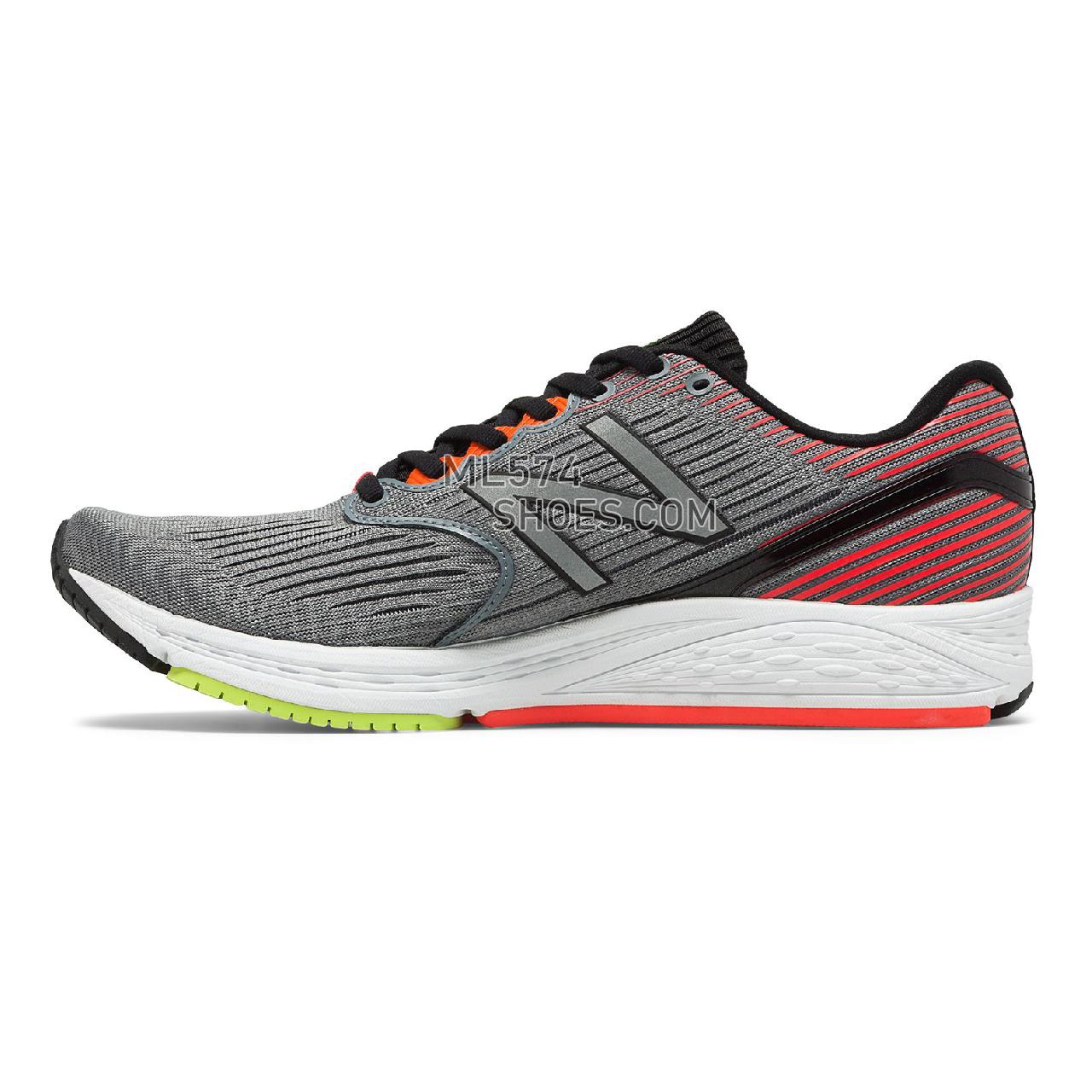 New Balance 890v6 - Men's 890 - Running Grey with Flame - M890GF6