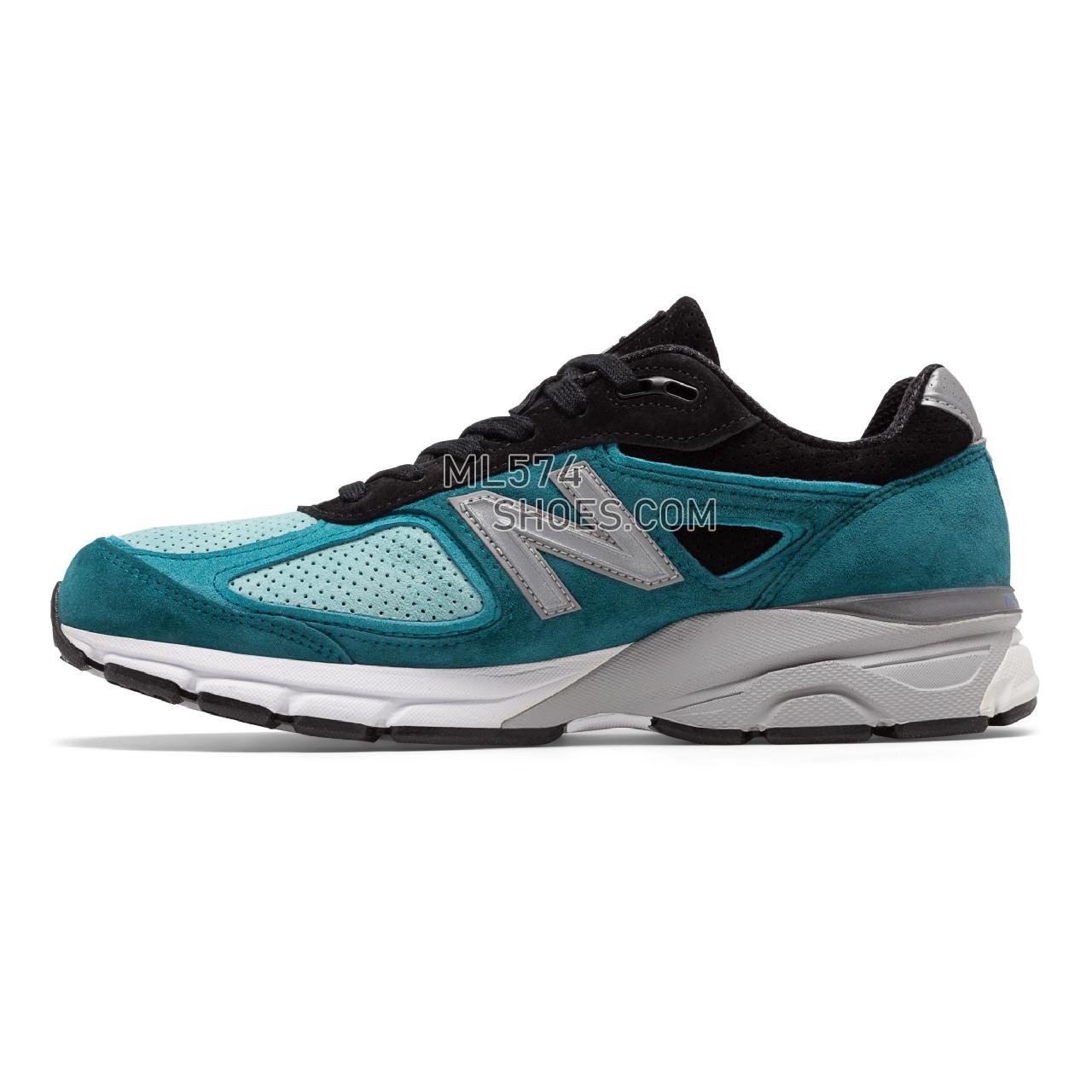 New Balance 990v4 - Men's 990 - Running Moroccan Blue with Dark Cyan - M990DM4