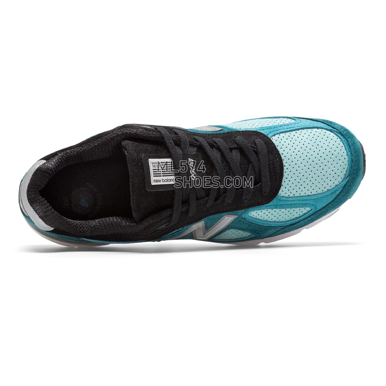 New Balance 990v4 - Men's 990 - Running Moroccan Blue with Dark Cyan - M990DM4