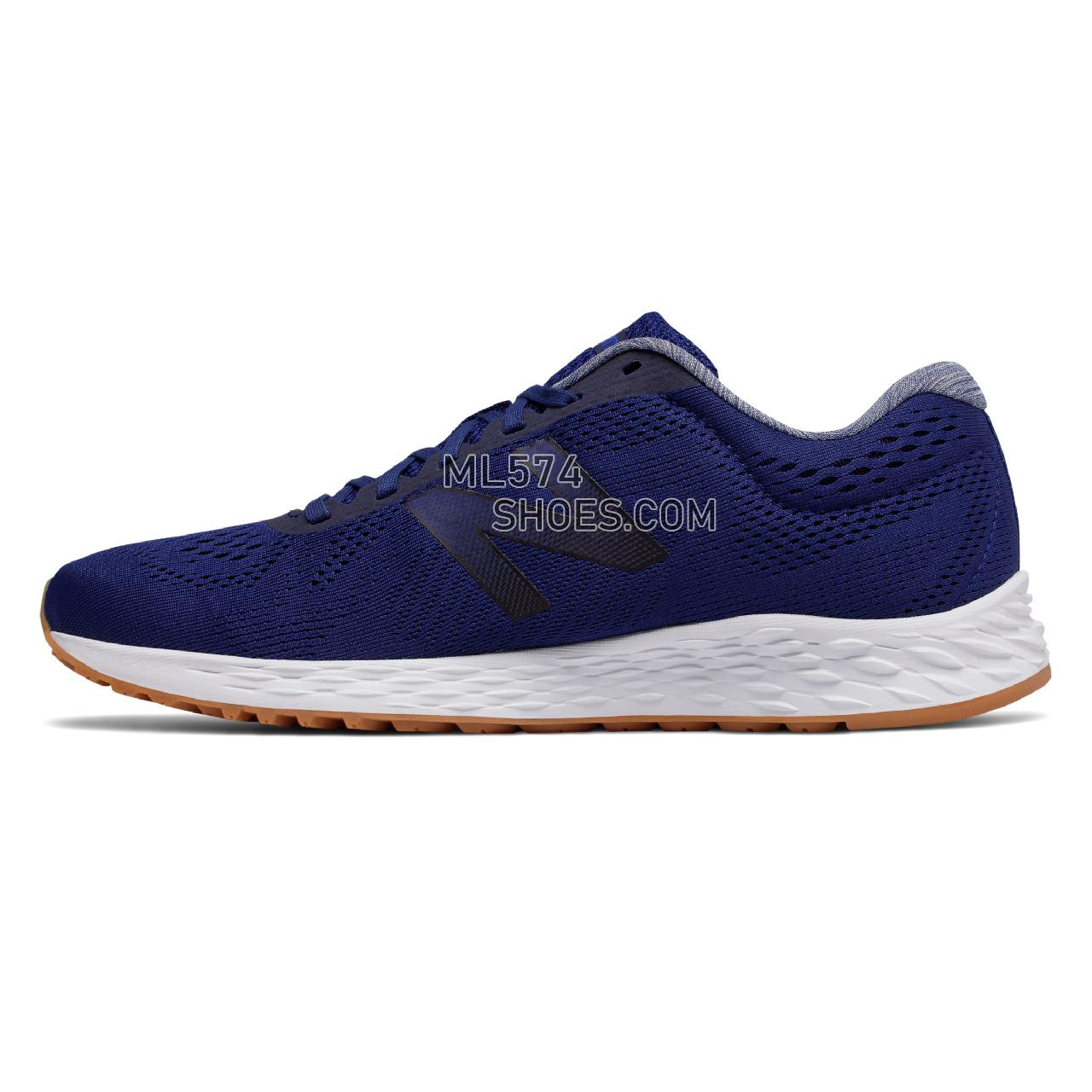 New Balance Fresh Foam Arishi - Men's 1 - Running Tempest with Black and Vivid Cobalt Blue - MARISLP1