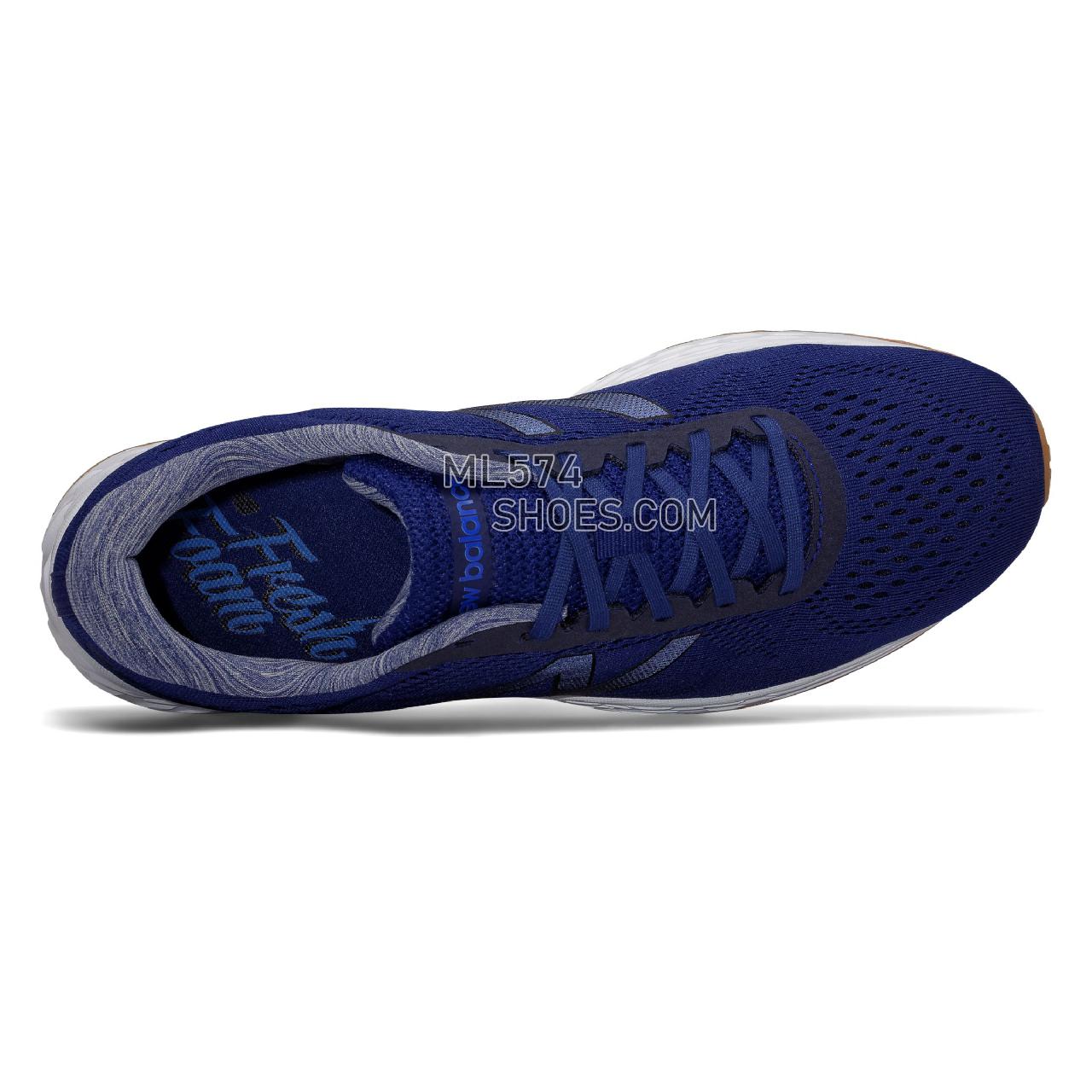 New Balance Fresh Foam Arishi - Men's 1 - Running Tempest with Black and Vivid Cobalt Blue - MARISLP1