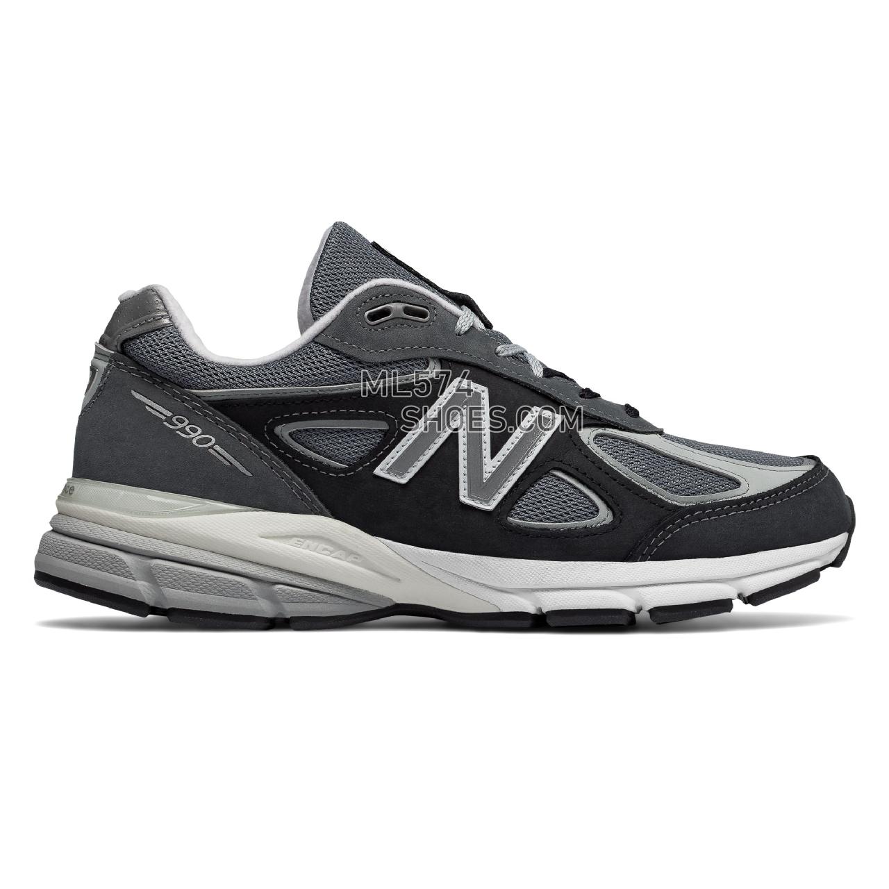 New Balance Mens 990v4 Made in US - Men's 990 - Running Magnet with Silver Mink - M990XG4
