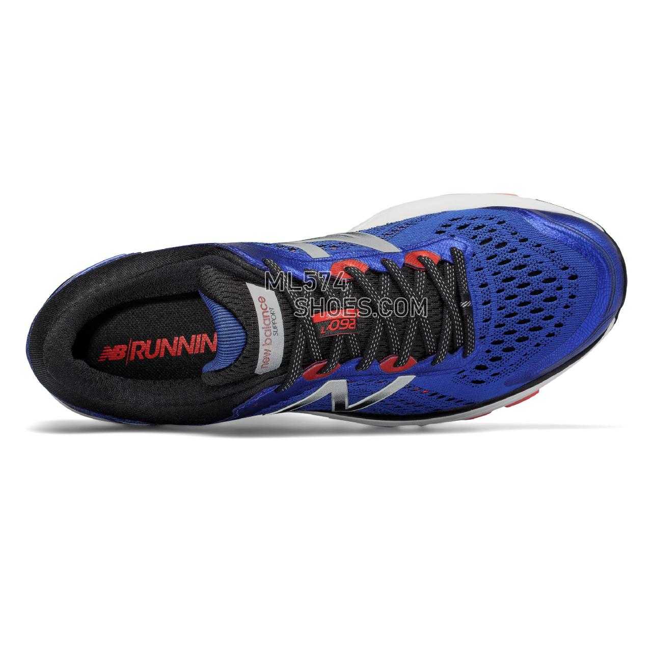 New Balance 1260v7 - Men's 1260 - Running Pacific with Black and Flame - M1260BO7