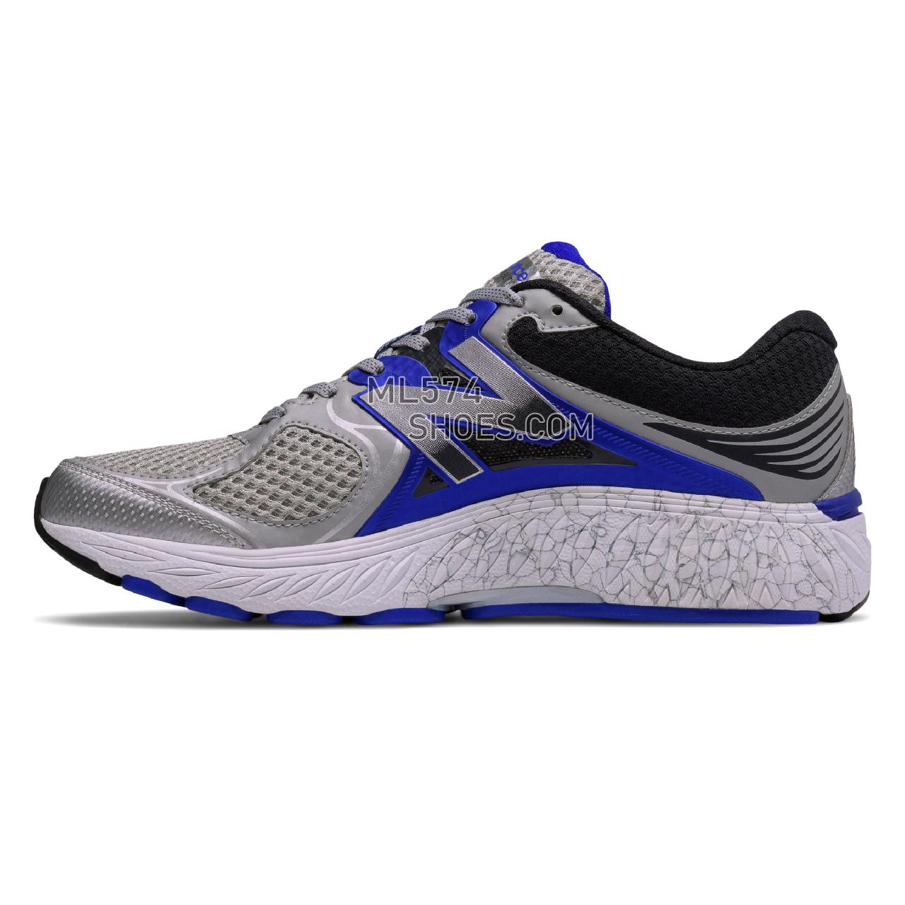 New Balance 940v3 - Men's 940 - Running Silver with Blue and Black - M940SB3