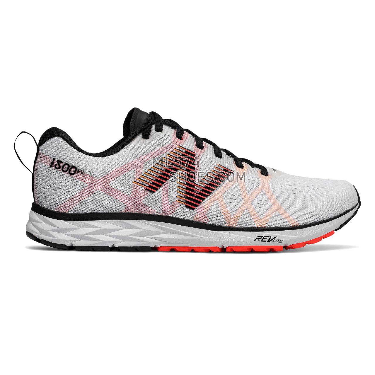 New Balance 1500v4 - Men's 1500 - Running White with Flame and Black - M1500WR4