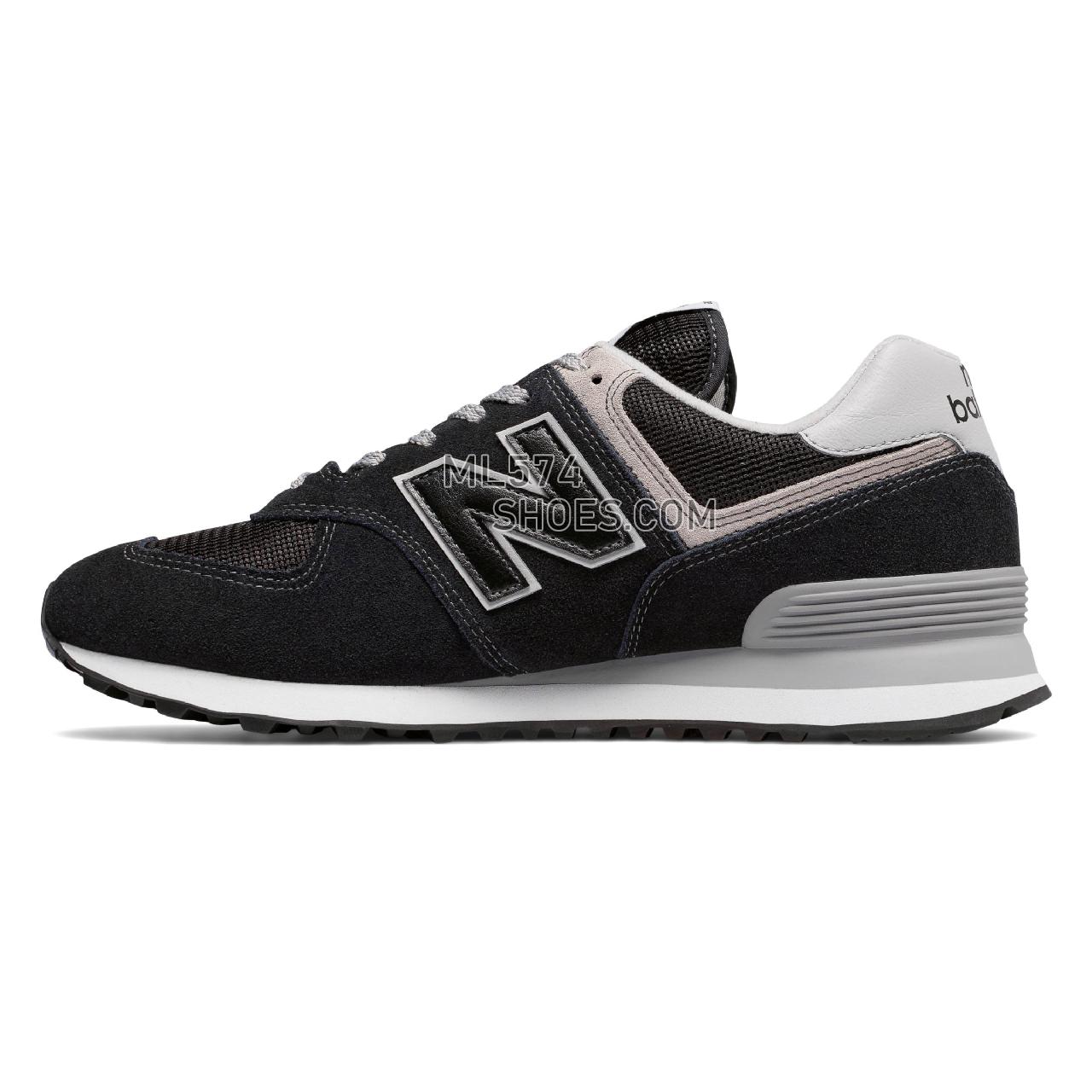 New Balance Men's 574 - Men's 574 - Classic Black - ML574EGK