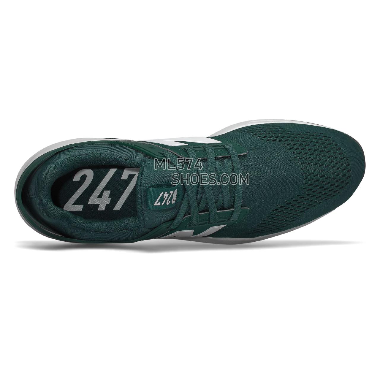 New Balance 247 - Men's 247 - Classic Deep Jade with White - MS247EC