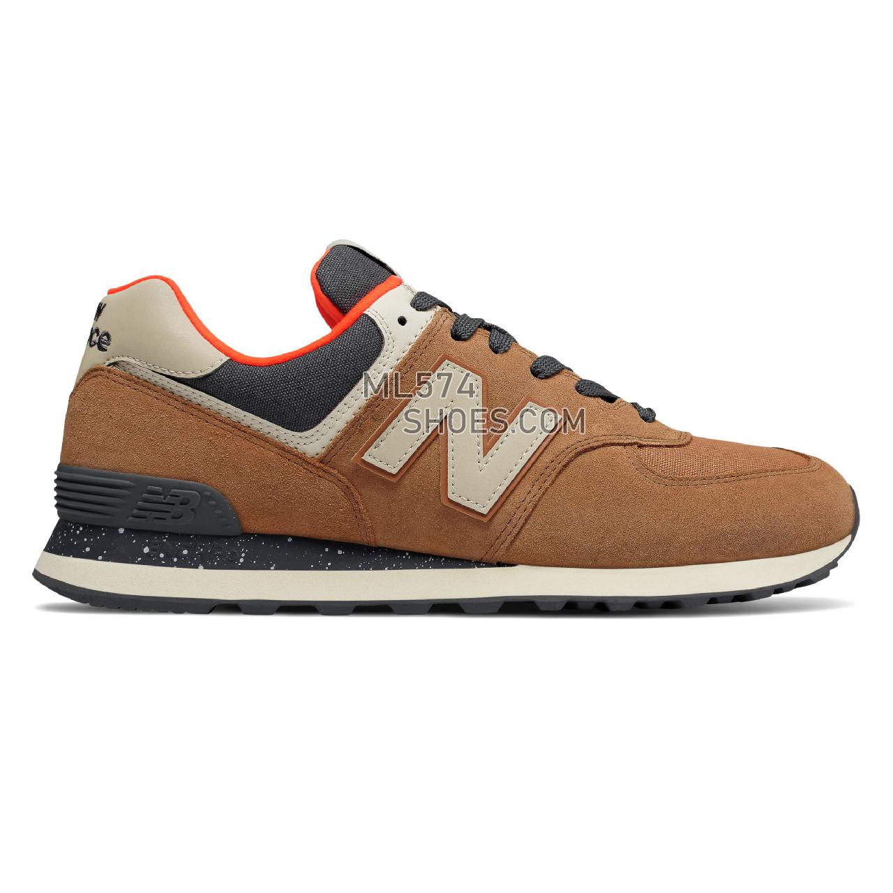 New Balance 574 - Men's 574 - Classic Brown Sugar with Dynamite - ML574HVB