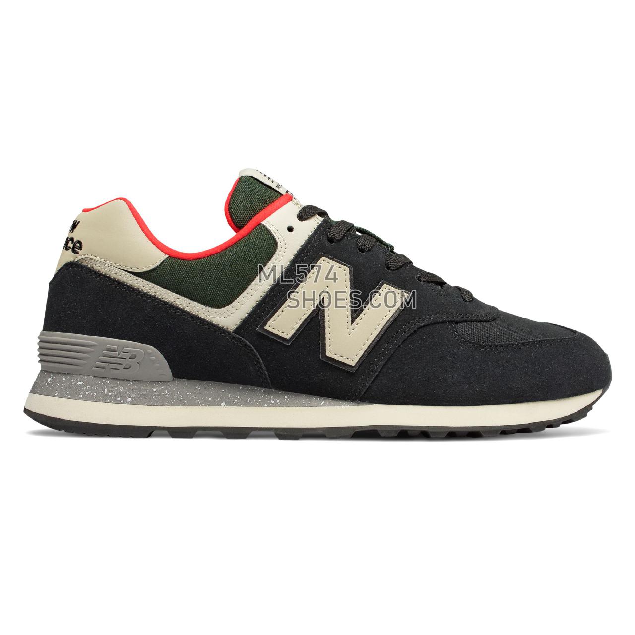 New Balance 574 - Men's 574 - Classic Black with Flame - ML574HVD