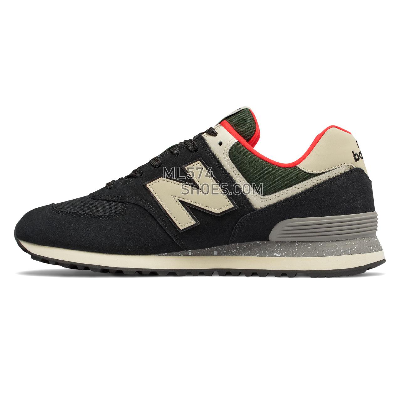 New Balance 574 - Men's 574 - Classic Black with Flame - ML574HVD