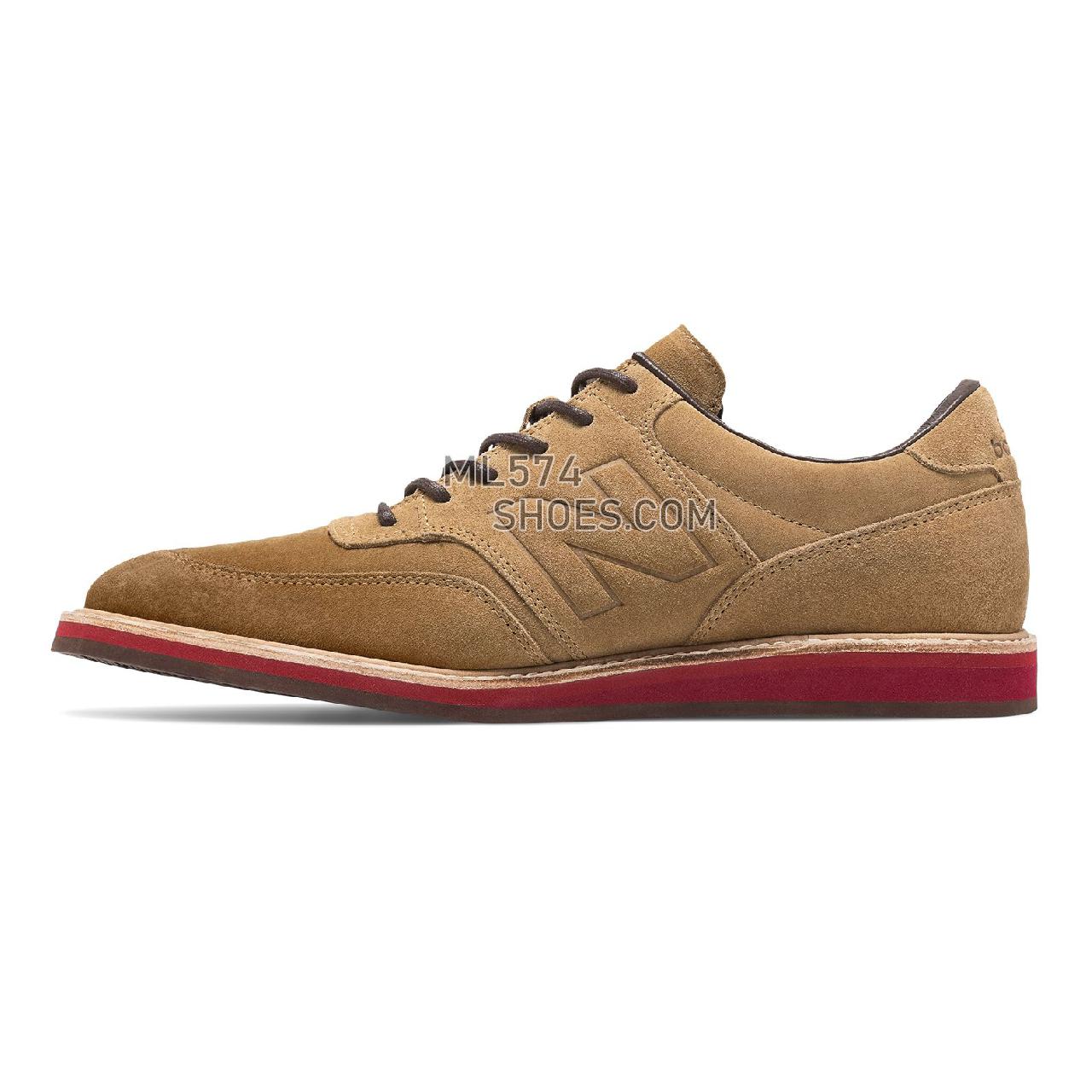 New Balance 1100 - Men's 1100 - Walking Brown with Maroon - MD1100DB