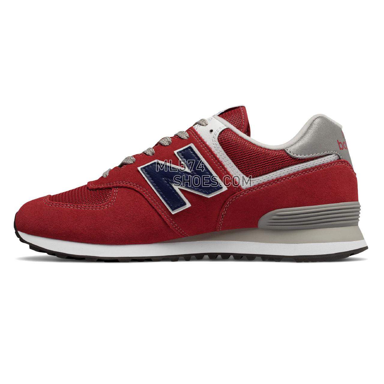 New Balance 574 - Men's 574 - Classic Red with Blue - ML574ATR