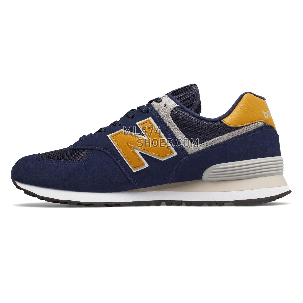 New Balance 574 - Men's 574 - Classic Pigment with Brass - ML574SMB