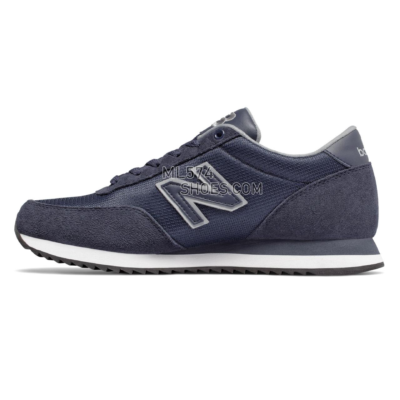 New Balance 501 Ripple Sole - Men's 501 - Classic Navy with Silver Mink - MZ501CRA