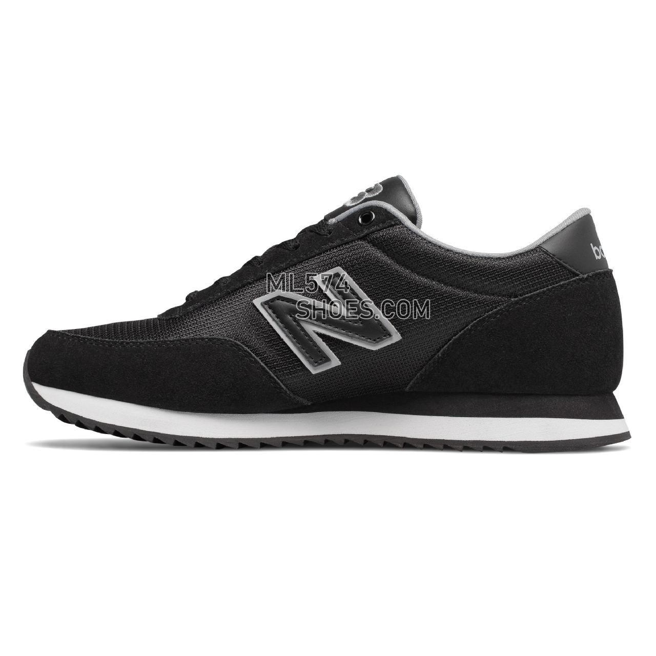 New Balance 501 Ripple Sole - Men's 501 - Classic Black with Silver Mink - MZ501CRB