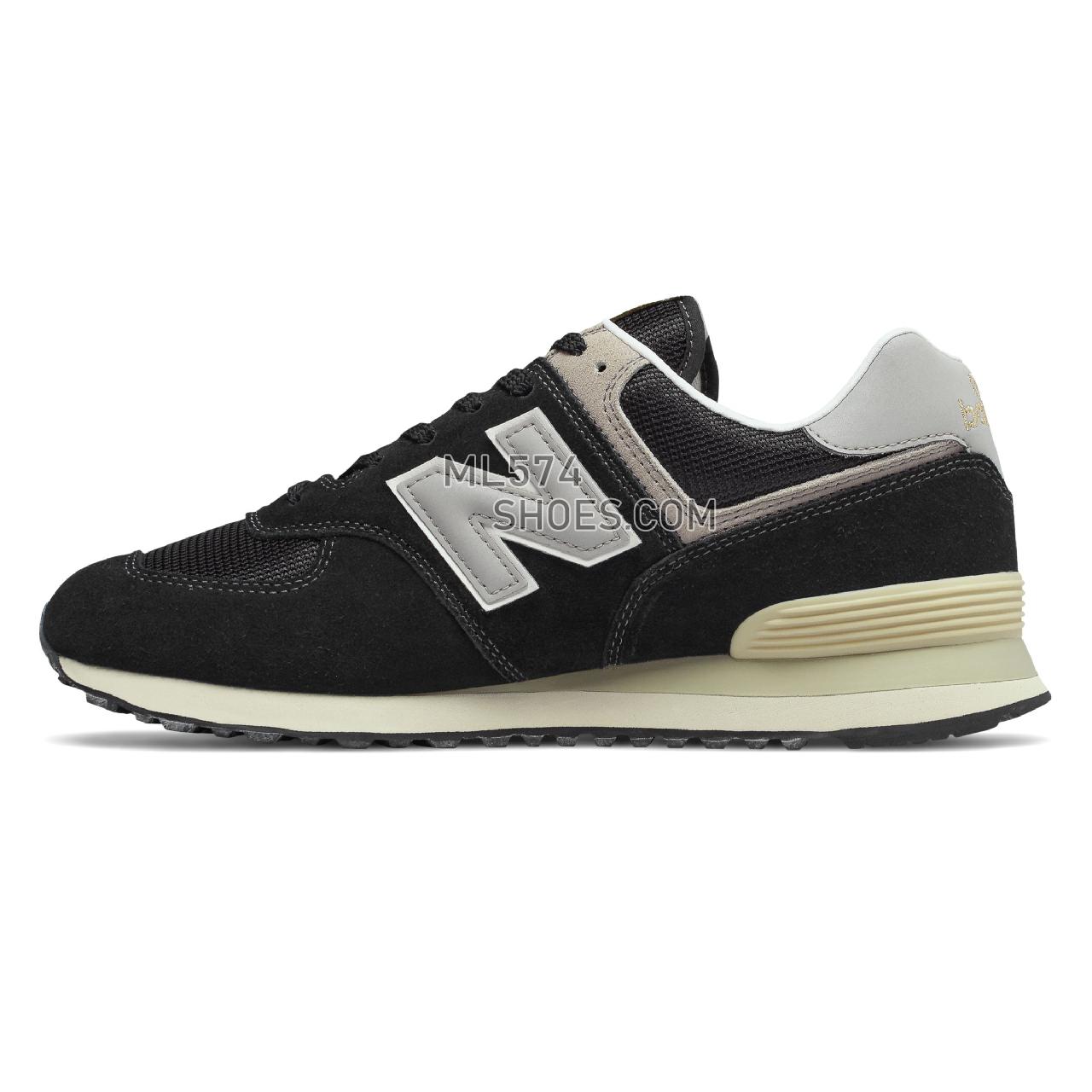 New Balance 574 - Men's 574 - Classic Black with Bone - ML574GYF