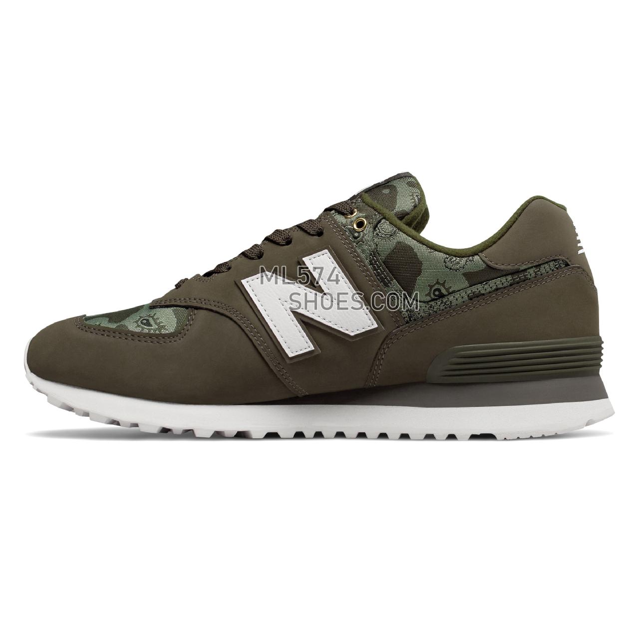 New Balance 574 Paisley Camouflage - Men's 574 - Classic Military Dark Triumph with Covert - ML574PAA
