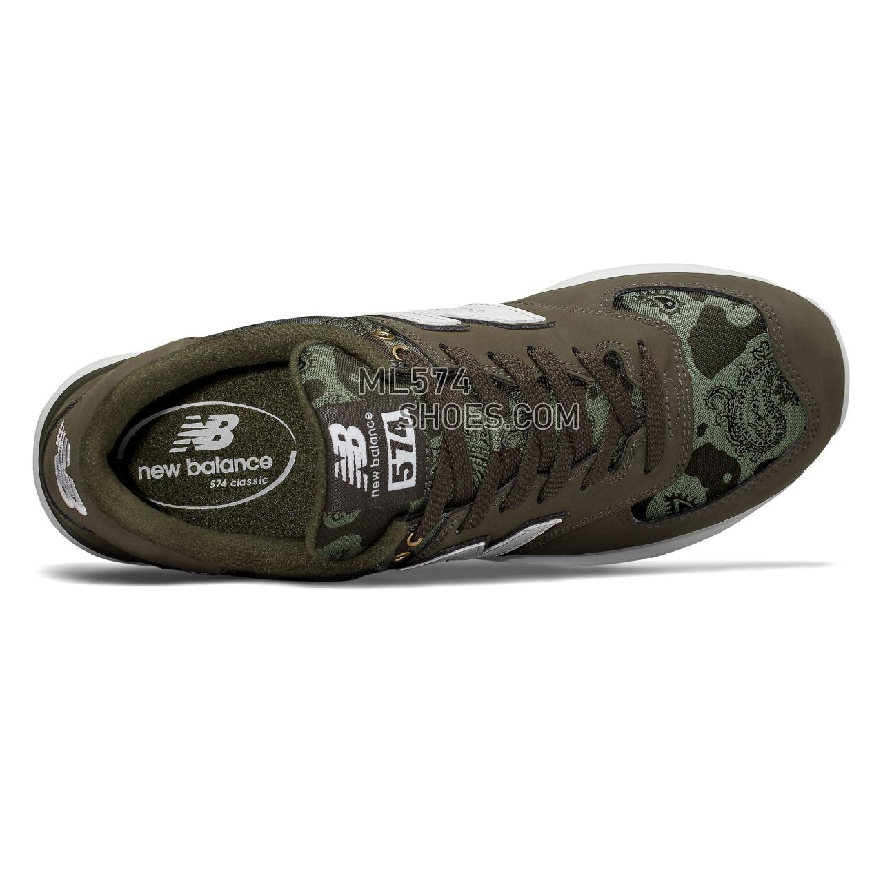 New Balance 574 Paisley Camouflage - Men's 574 - Classic Military Dark Triumph with Covert - ML574PAA