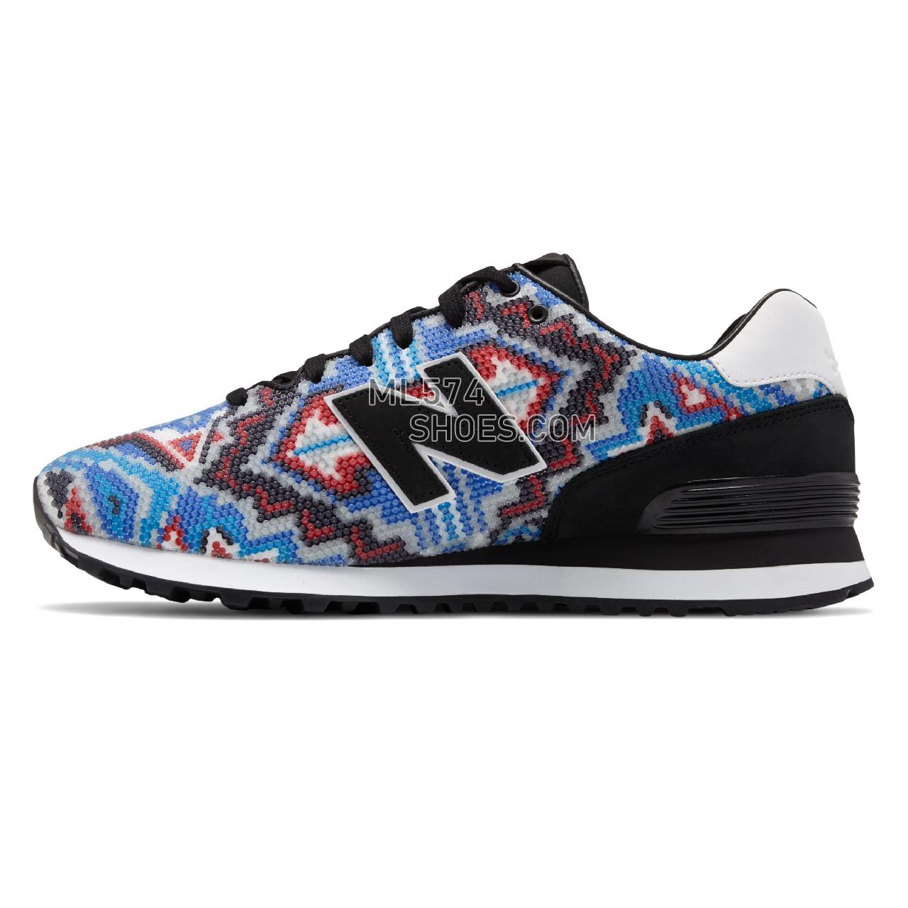 New Balance Ricardo Seco x New Balance 574 - Unisex 574 - Classic Blue with Red - UL574RS2