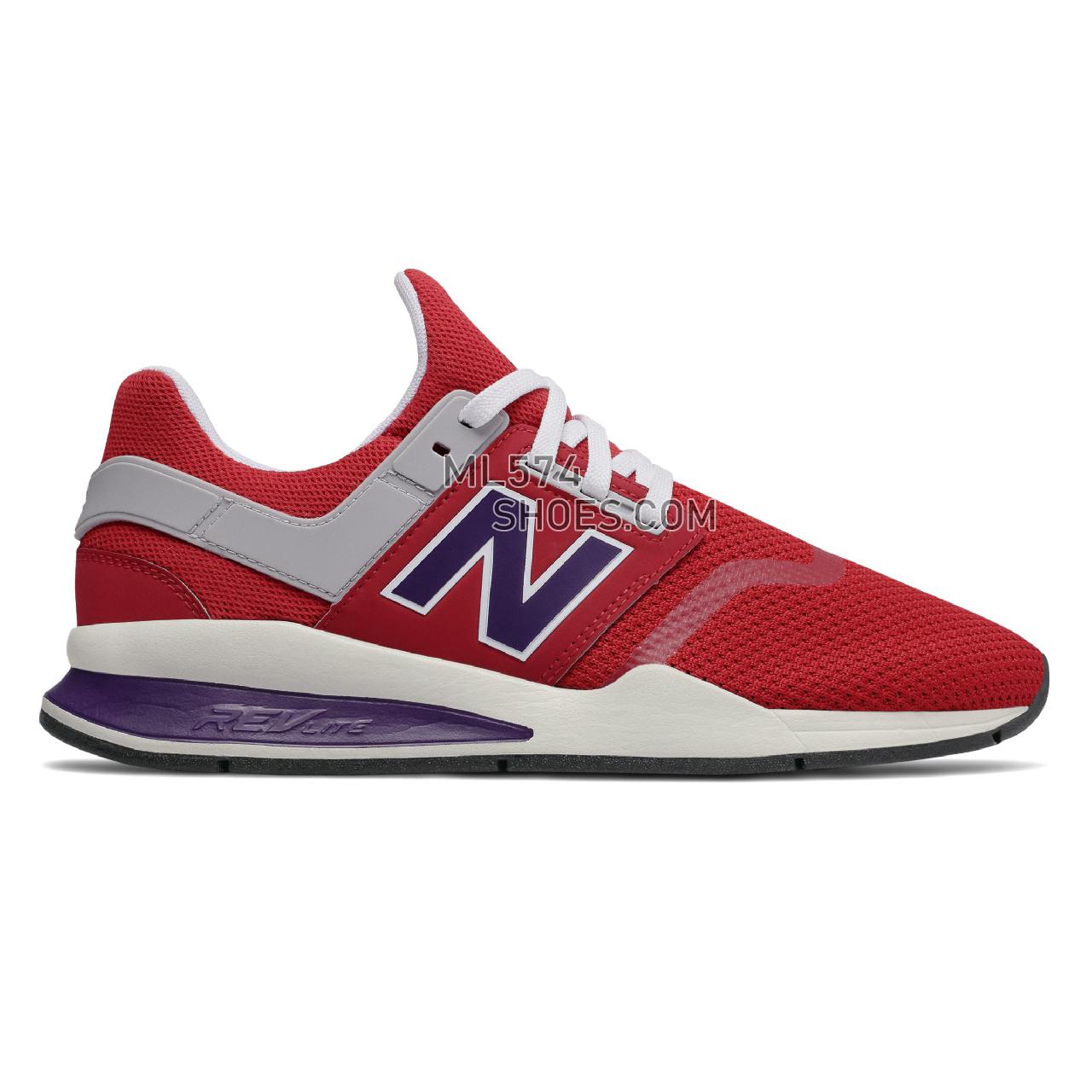 New Balance 247 - Men's 247 - Classic Tango Red with Parachute Purple - MS247NMT