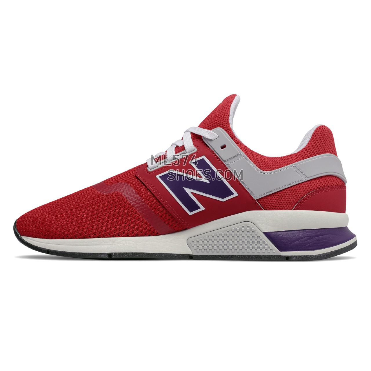 New Balance 247 - Men's 247 - Classic Tango Red with Parachute Purple - MS247NMT