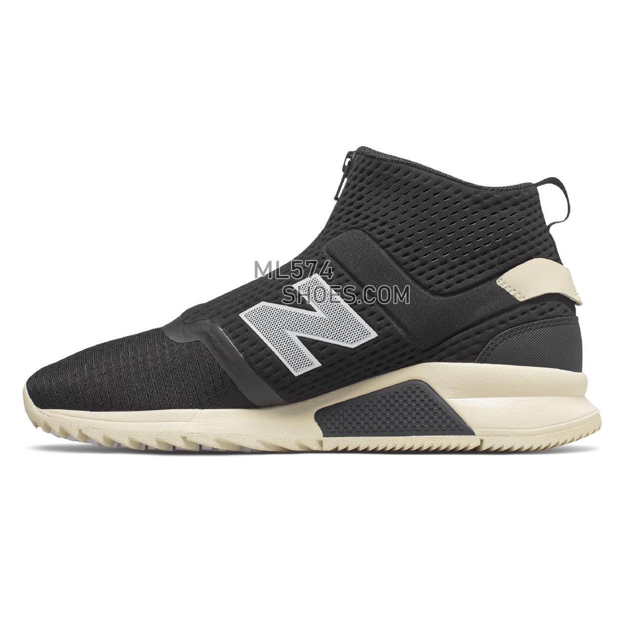 New Balance 247 Mid - Men's 247 - Classic Black with Bone - MS247MCA