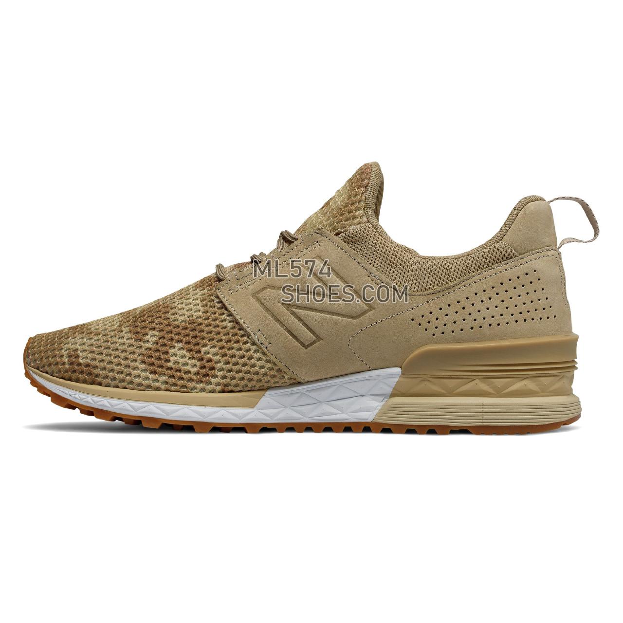 New Balance 574 Sport Decon - Men's 574 - Classic Incense with Tan - MS574DCB