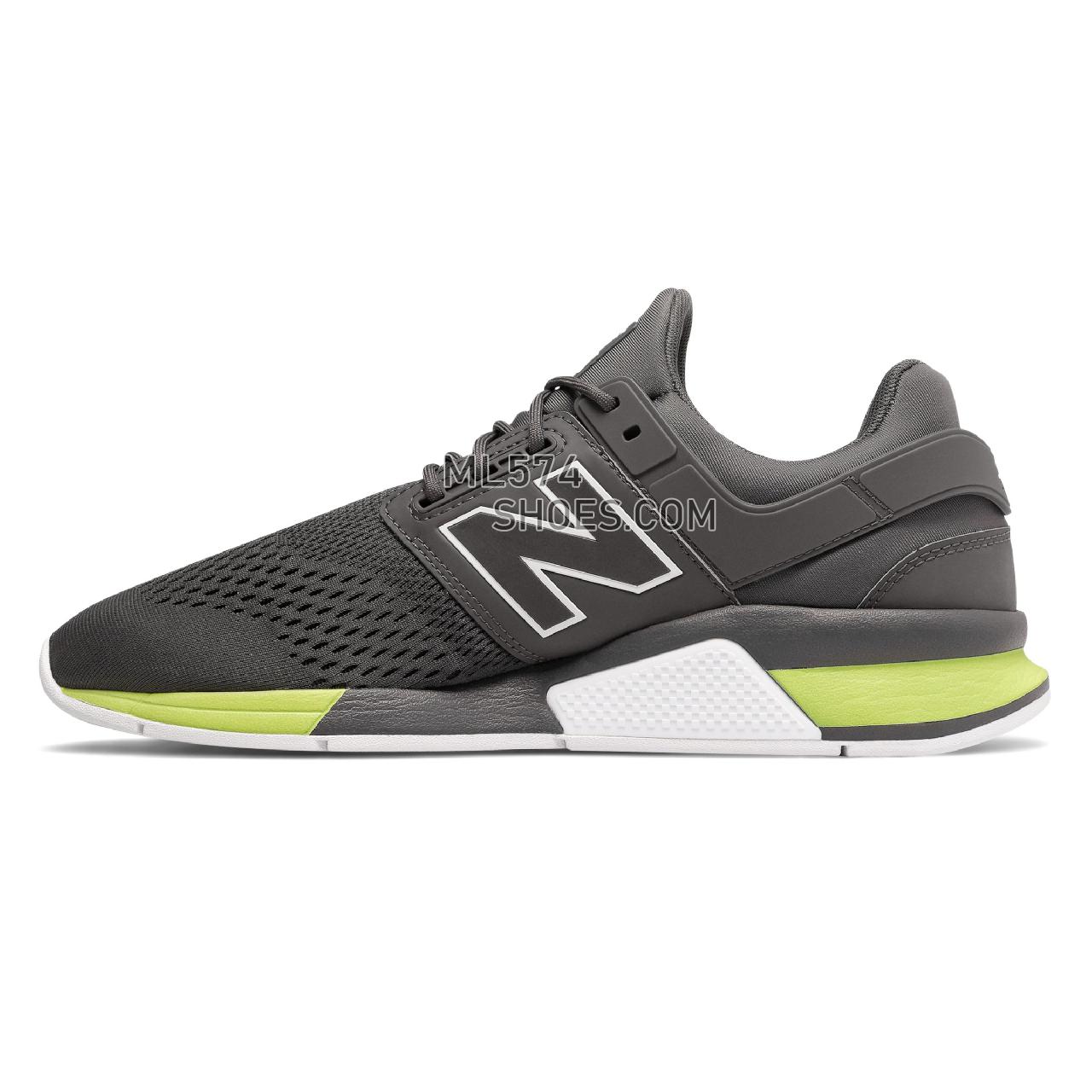 New Balance 247 - Men's 247 - Classic Magnet with Solar Yellow - MS247TG