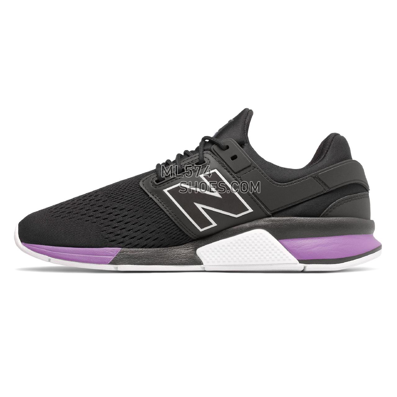 New Balance 247 - Men's 247 - Classic Black with Faded Violet - MS247TO