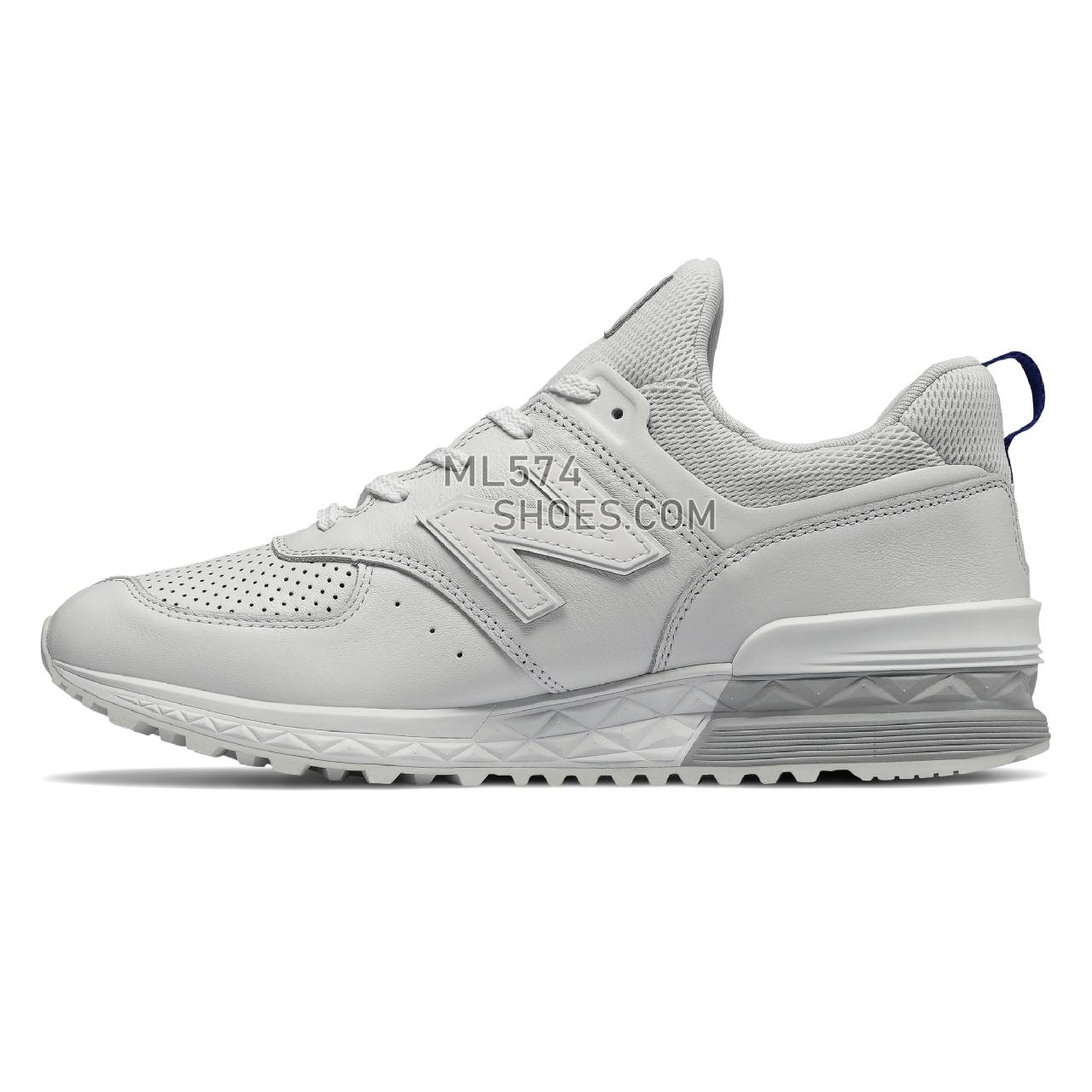 New Balance 574 Sport - Men's 574 - Classic White - MS574BLW