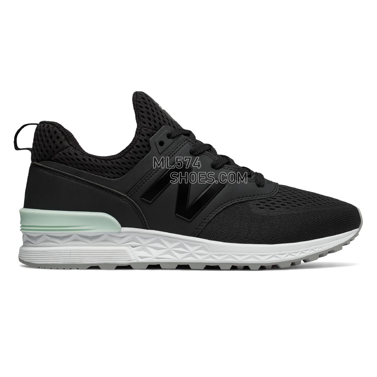 New Balance 574 Sport - Men's 574 - Classic Black - MS574TMB