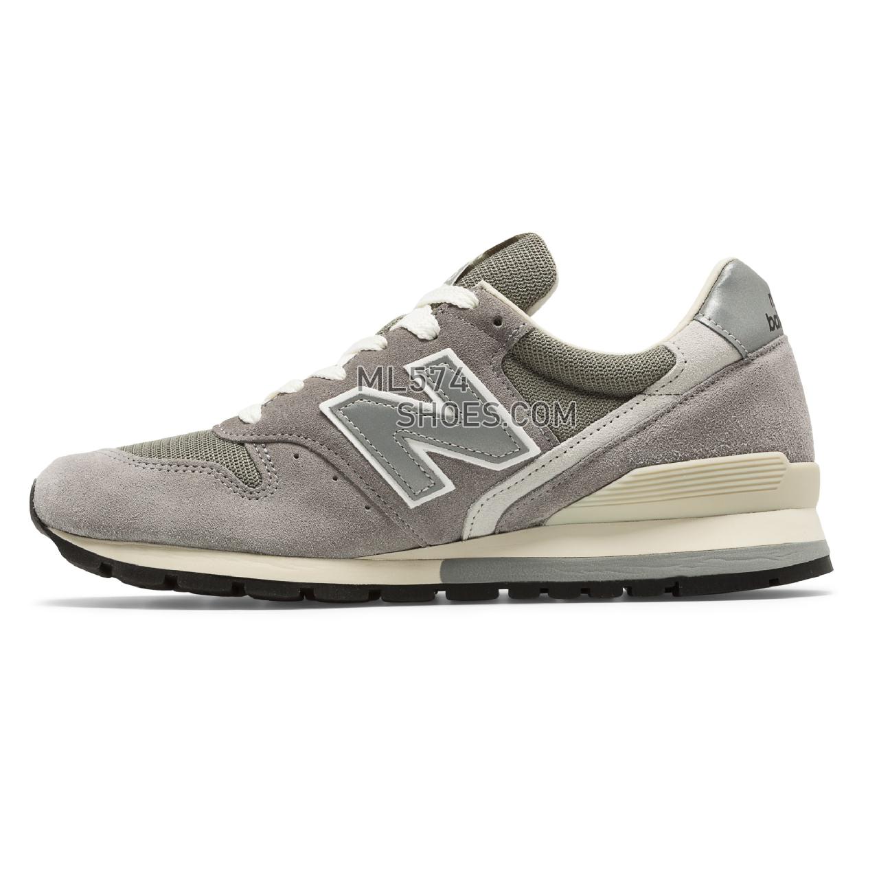 New Balance 996 Made in US - Men's 996 - Classic Grey with White - ML996DK