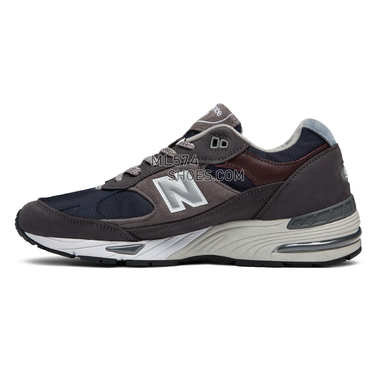 New Balance 991 Made in UK - Men's 991 - Classic Dark Shadow with Pewter - M991GNN