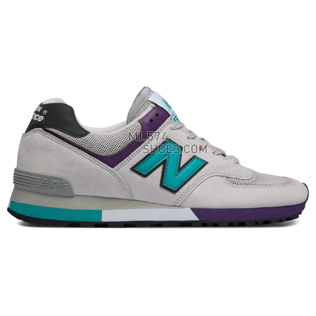 New Balance 576 Made in UK - Men's 576 - Classic Off White with Teal - OM576GPM