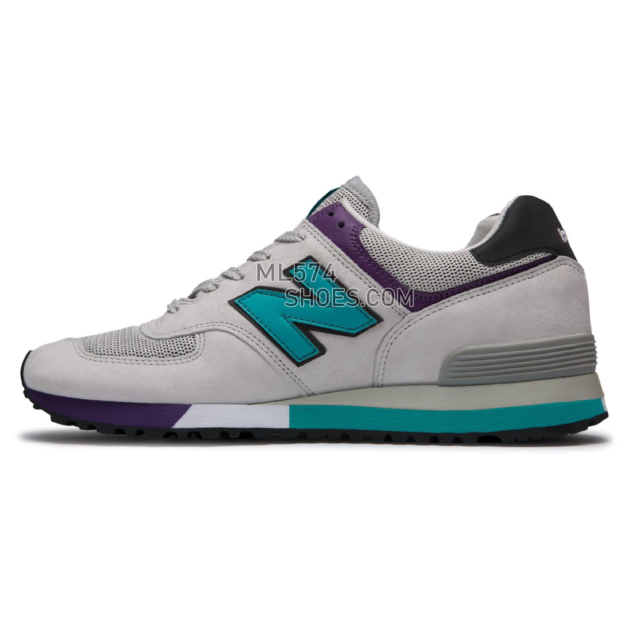 New Balance 576 Made in UK - Men's 576 - Classic Off White with Teal - OM576GPM